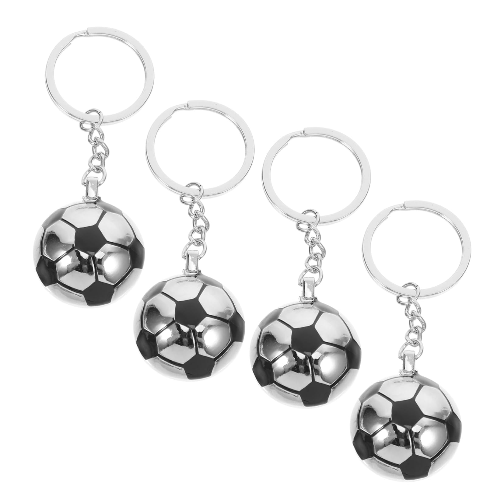TOYANDONA 20piezas Llaveros Decorativos De Fútbol De Colgantes Para Fiesta De Cumpleaños Creativos Para Amantes Del Deporte Material Resistente y Duradero