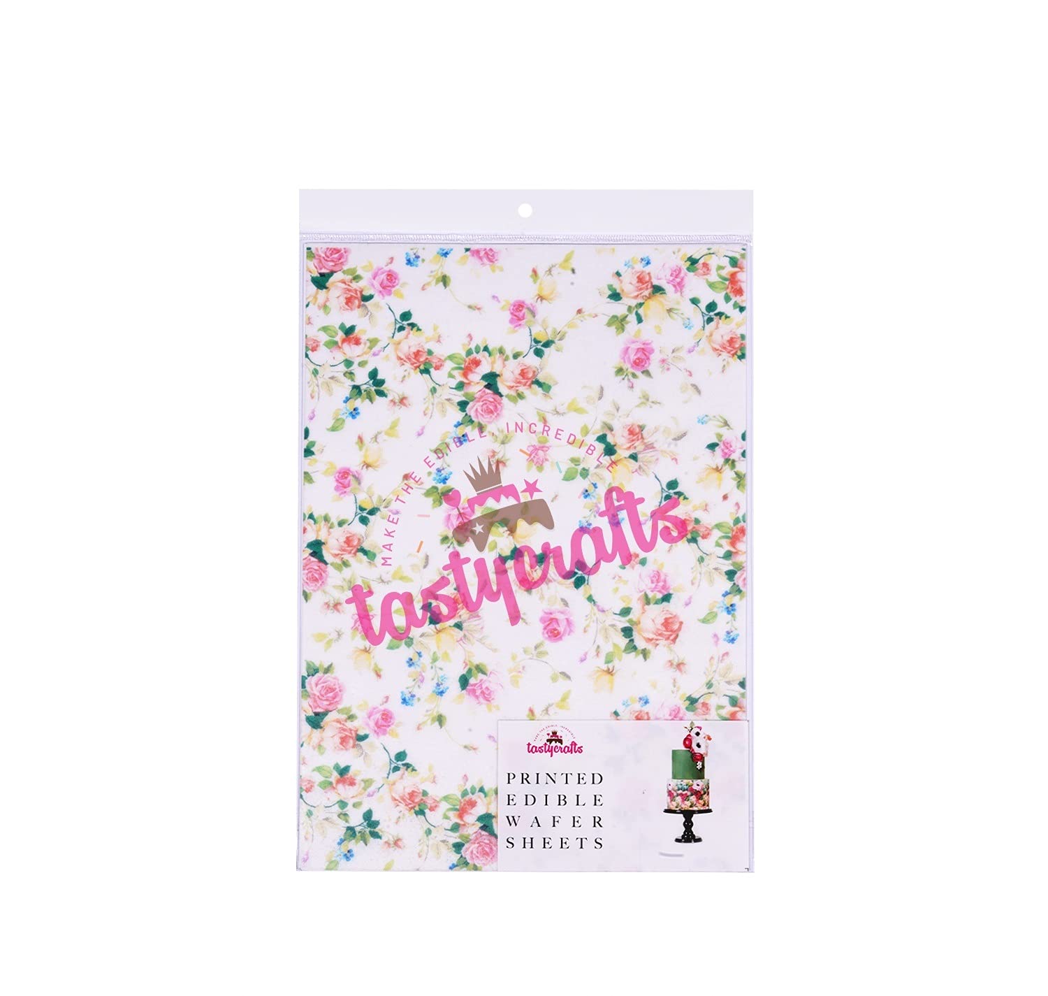 Buy Tastycrafts Printed Edible Wafer Paper Sheets Edible Cake