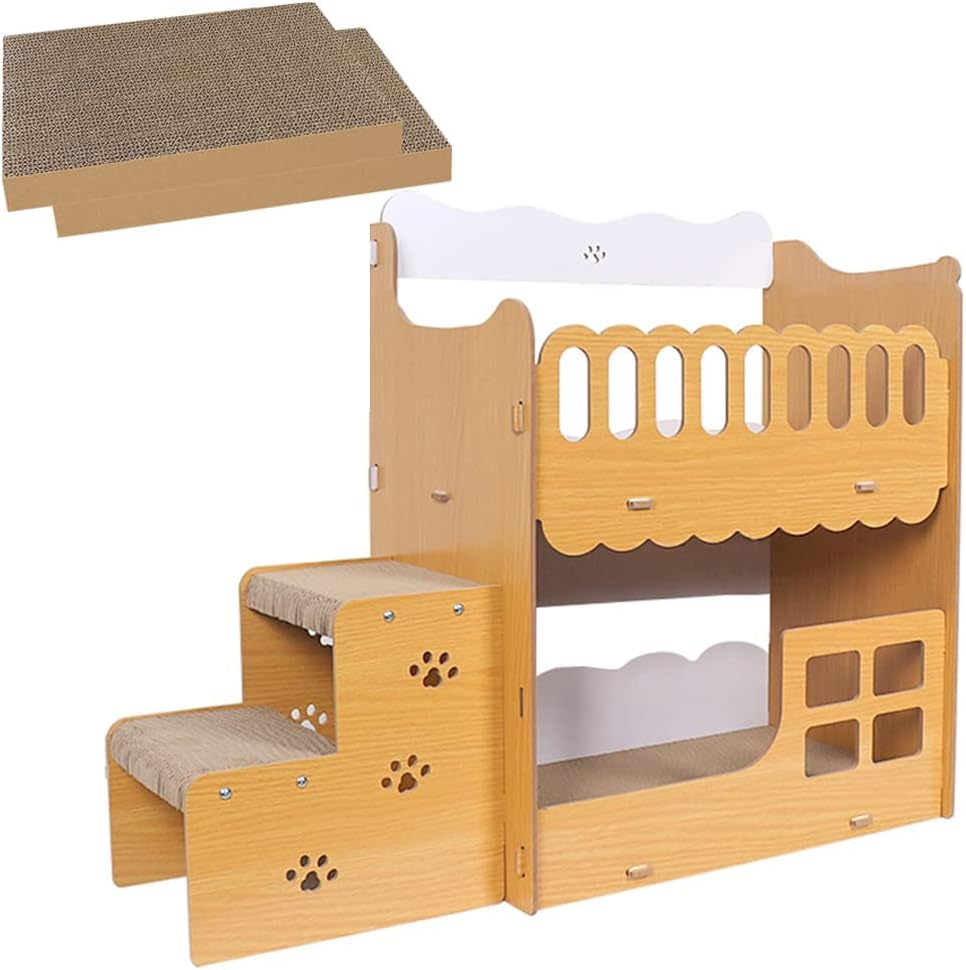 Cardboard Cat Scratcher House,Indoor Cat Beds Furniture