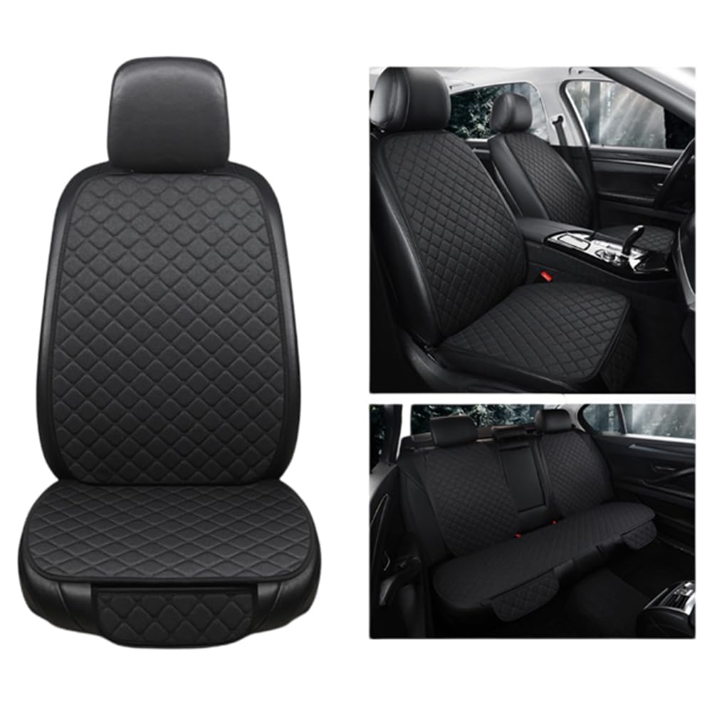 Housses Siège Auto MaKeMoney Pour Volkswagen T-Roc 2018-2024 - Noir - Protection Complète