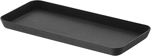 YAMAZAKI Home Tower - Bandeja de servicio L color negro, plana