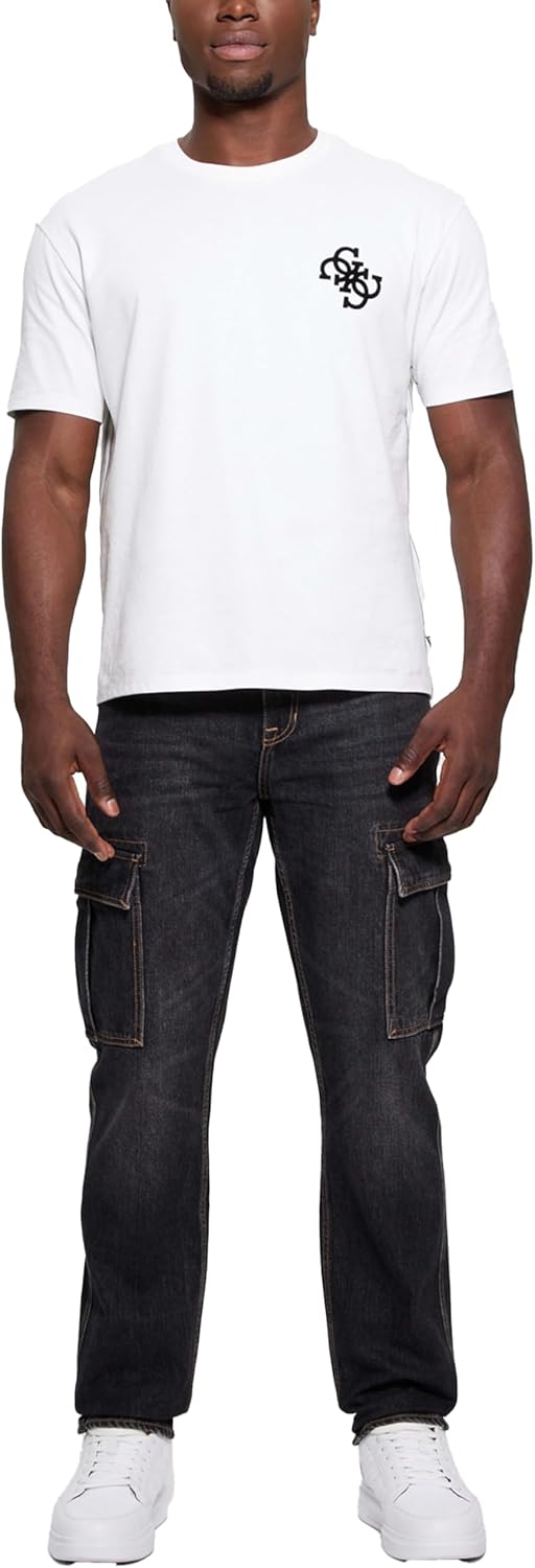 GUESS Men's Eco Bandana Applique Tee