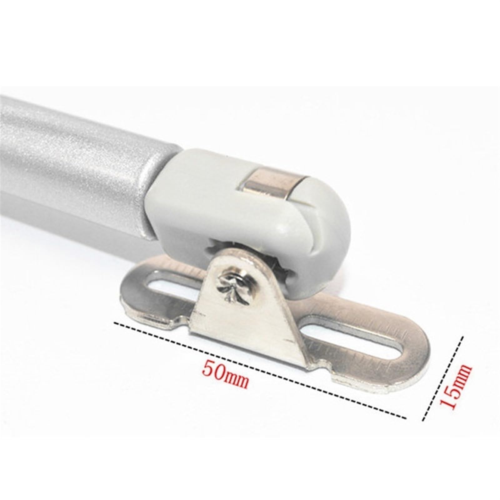 Puntal de resorte hidráulico Bisagras hidráulicas para puerta de armario cocina, resorte gas neumático, herrajes para muebles madera, 4 unidades, 100 N/10 KG(100N)