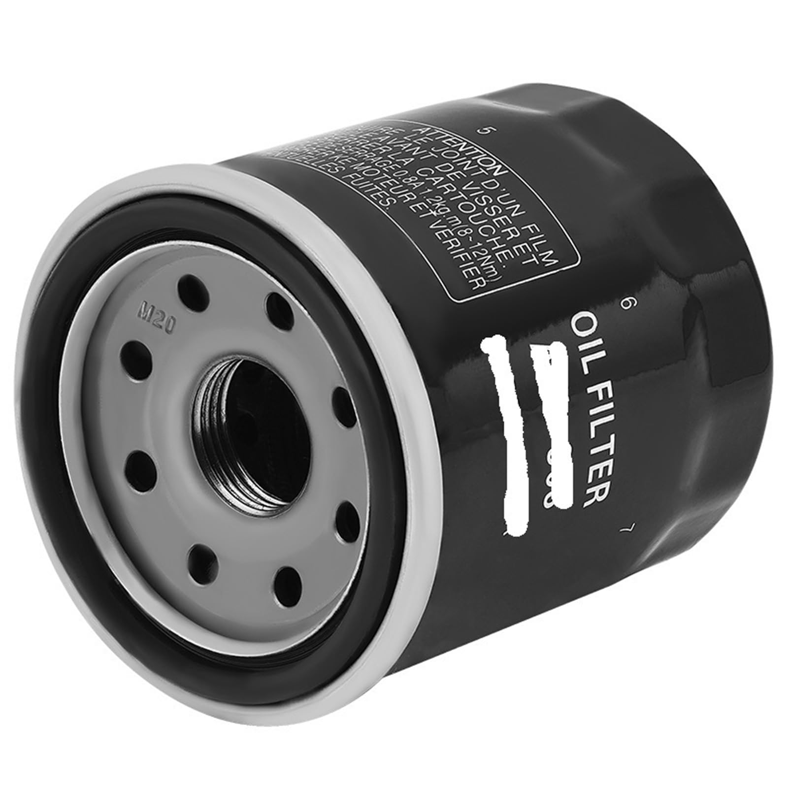 Filtros de Aceite para Motocicleta (1, 2, 4 o 6 Unidades) compatibles con Honda CB400, CB400F, CB400RR, CB500, CB600, CB600S, CB650, CB750 y CB1000.(2 PCS)