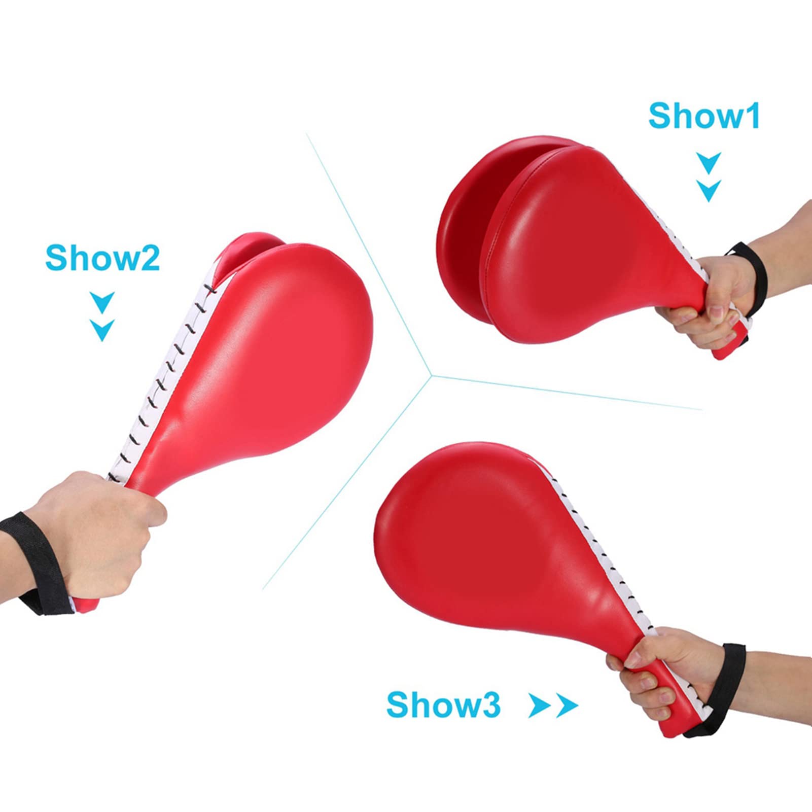 Colpitori Doppie Taekwondo - Bersaglio durevole per kick pad Double Face Kick Foot Pad per Formazione Punzonatura Boxe Karate