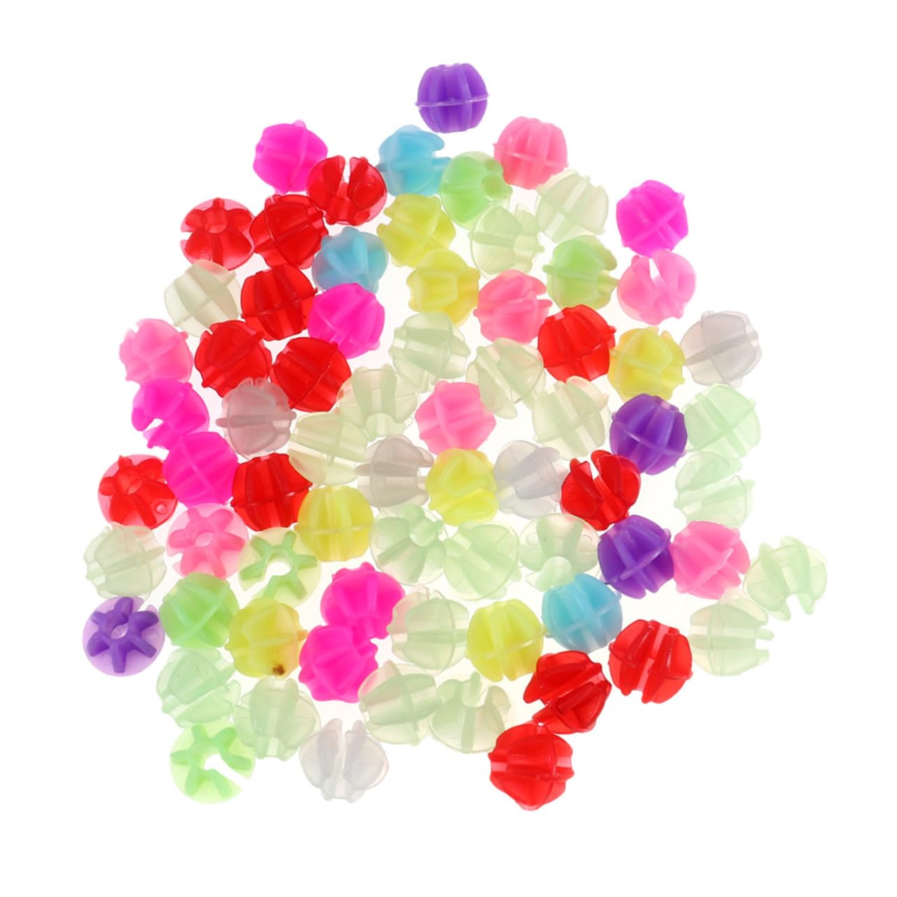 GANAZONO 36 Pack Bike Wheel Light Round Beads Spoke Lights for Bike Wheels Decor Luminous Plastic Beads