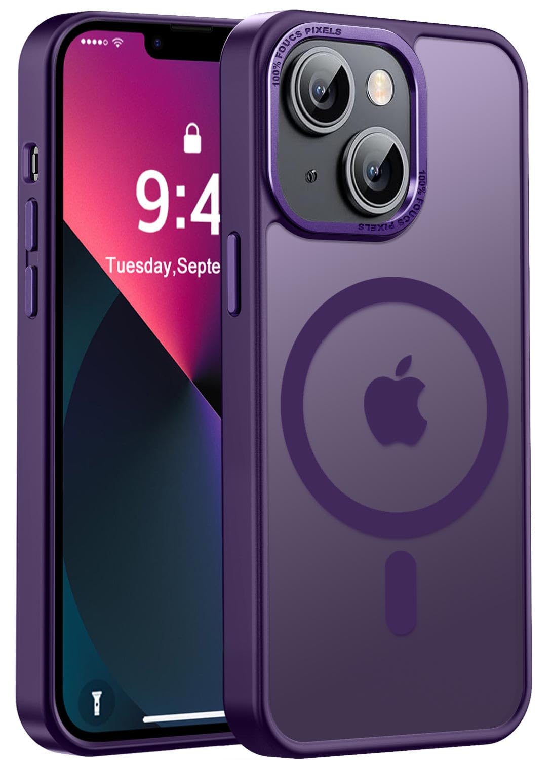 Newfuture Strong Magnetic Compatible with iPhone 17 Pro Case [13 FT Military Drop Protection] [Compatible with Magsafe] Slim Translucent Matte Shockproof with Anti-Fingerprint Phone Case, Tender Pink — view 103