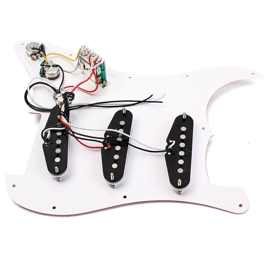 Amazon | SGerste ピックガード コイル ピックアップ フェンダー