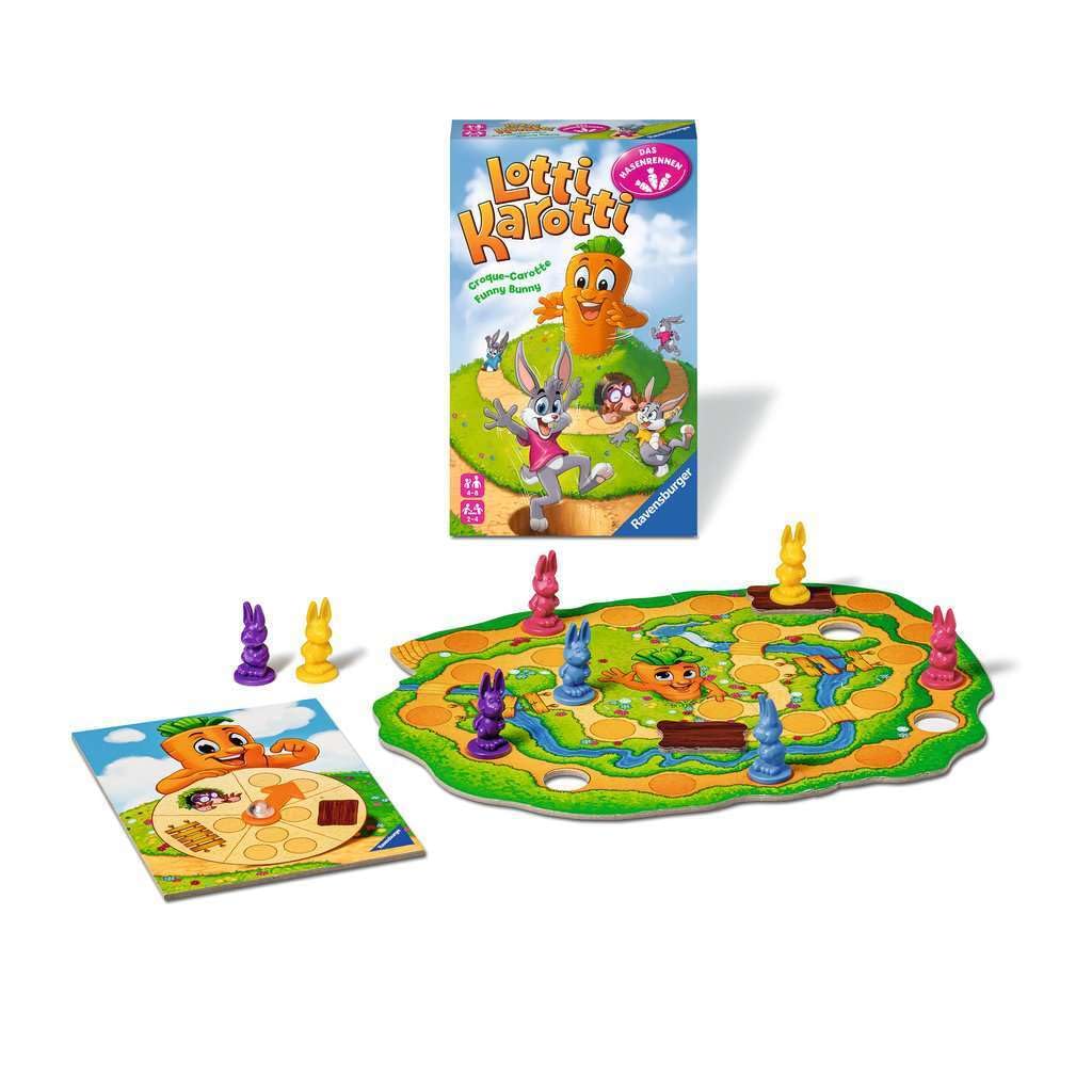 Ravensburger Lotti Karotti Unicorno – Il Gioco Di Corsa Con Magiche Creature Per 2-4 Bambini Dai 4 Anni