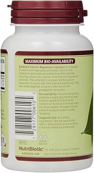 Nutribiotic Calcium Magnesium, 100 Count
