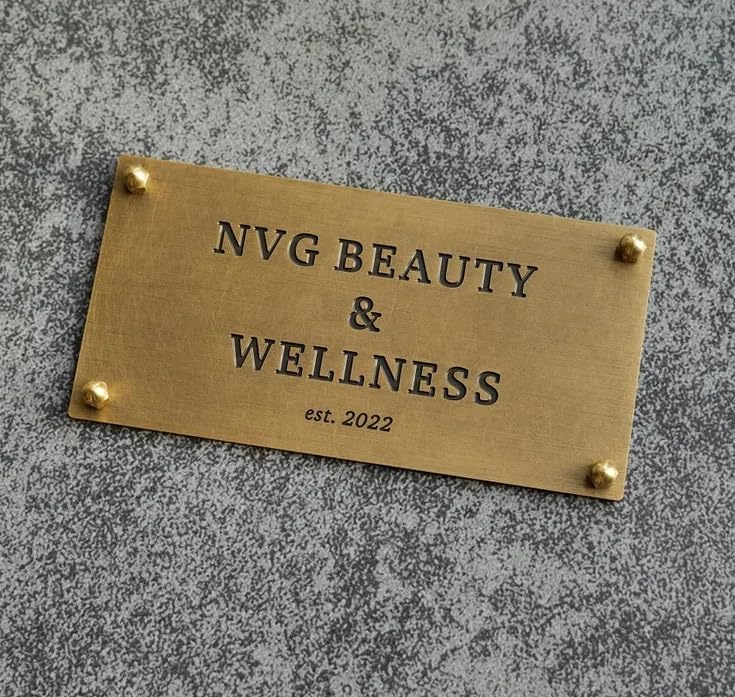 Custom brass nameplates, cast bronze signs,brass plaques,metal door signs,house number plates,suitable for home,building,commercial signage.