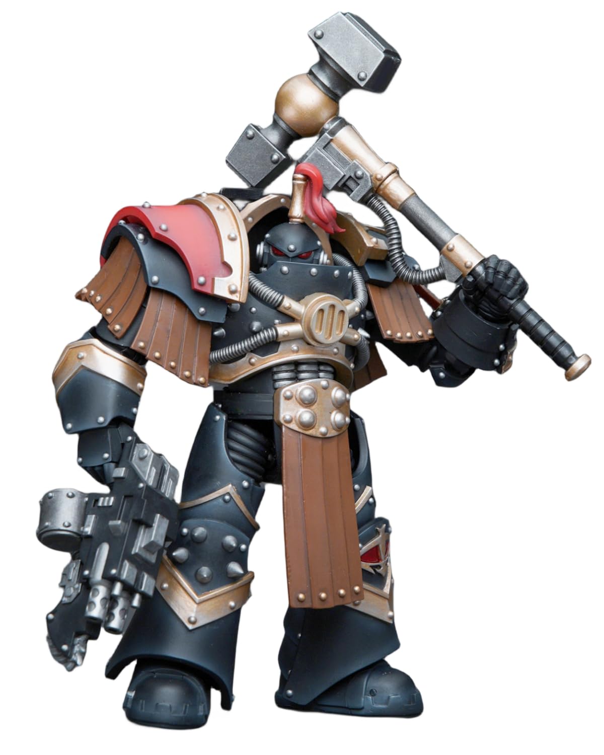 HiPlay JoyToy Warhammer The Horus Heresy Collectible Figure: Sons of Horus Justaerin Terminator Squad Justaerin with Thunder Hammer 1:18 Scale Action Figures JT9732 - Image 2