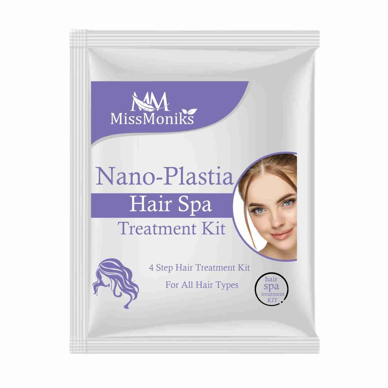 Buy MissMoniks Nano Plastia Hair Spa Treatment Kit ! easy to use