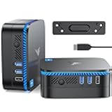 KAMRUI AK1PLUS Mini PC, Intel Alder Lake N97 Mini Computer(6M Cache, up to 3.60 GHz), 16GB RAM 512GB M.2 SSD Desktop Computers, Support 4K UHD WiFi 6 BT 5.2 USB 3.0 for Business Home Office School