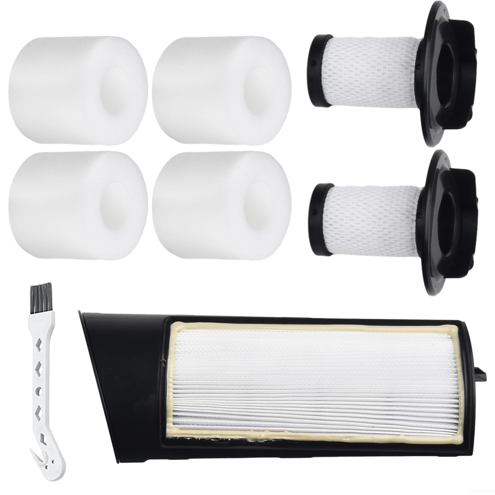 8PCS Replacement Filter Sets For Shark Cordless Vacuum Cleaner Spare Parts, Fit for Shark ICZ362H, IC160, And IC162 Models Vacuum Accessories