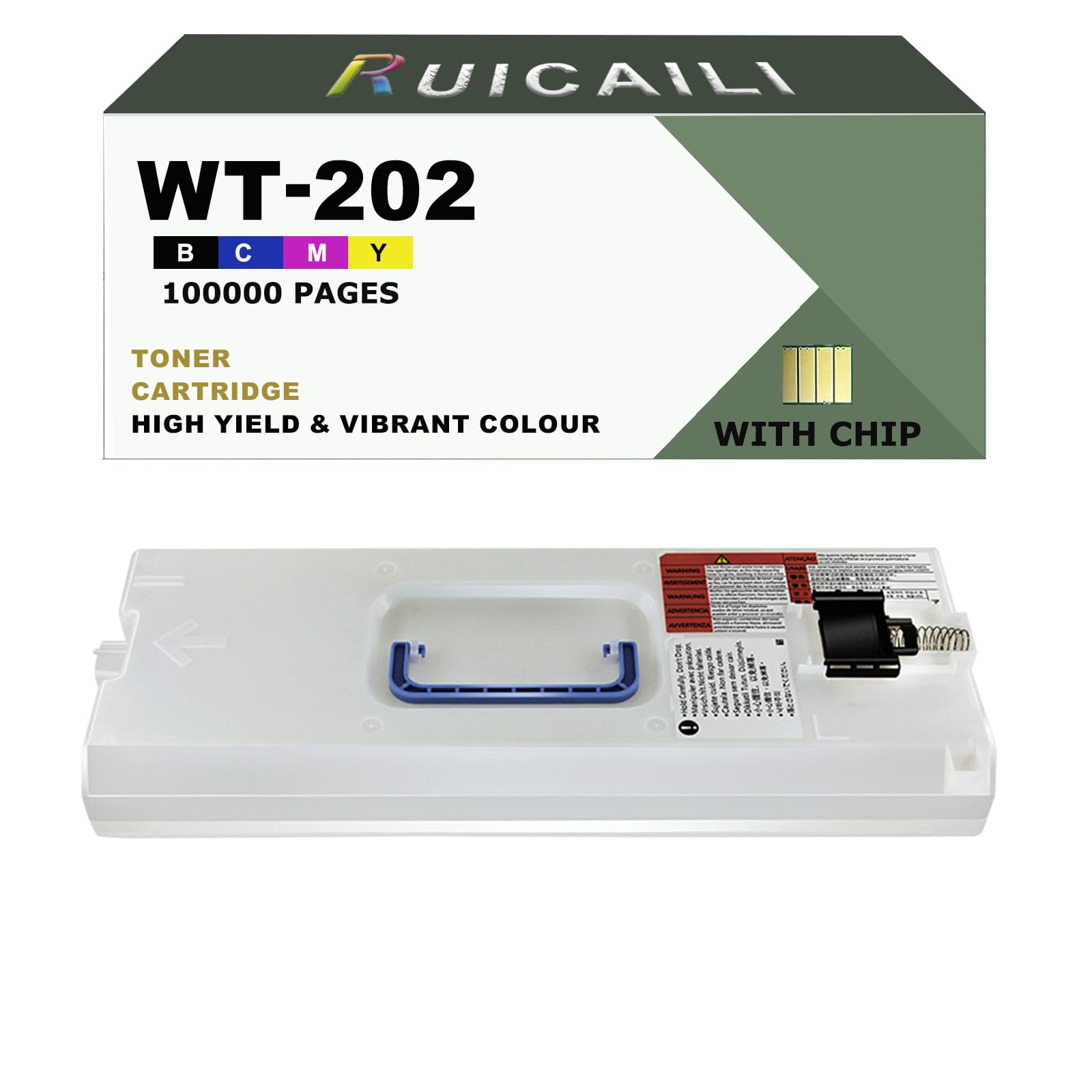 WT-202 WT202 - Scatola di toner usata, compatibile con lavori di ricambio per Canon imageRUNNER Advance C3320L C3530 C3525 C3520 C3330 C3325 C3320 C3120 C3125 C3720