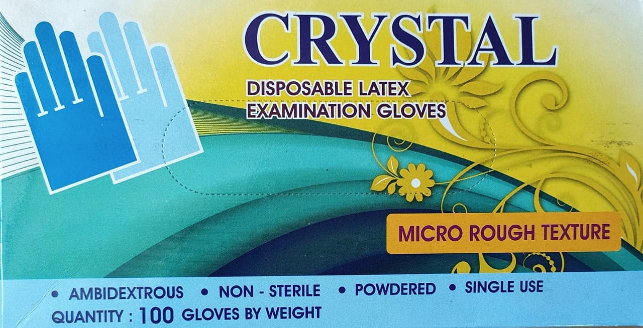 INAIRAz Crystal Disposable latex Examination gloves (100 gloves) (B096561Y61) Amazon Price History, Amazon Price Tracker
