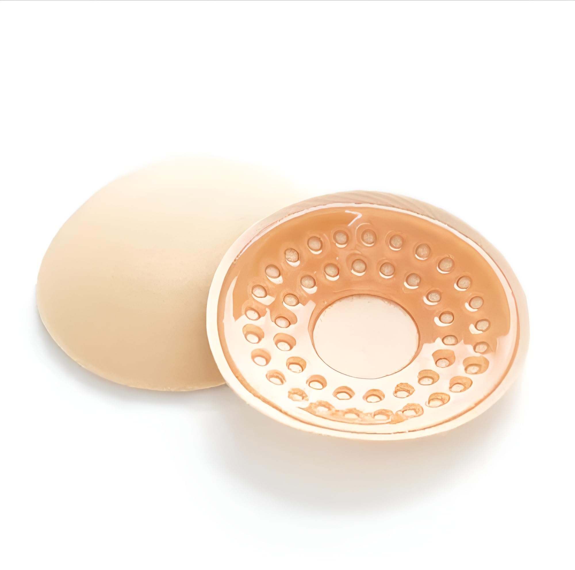 Women Push Up Strapless Backless Nipple Covers Brest Lift Tape Solid Slicone Patties Petals Strapless Adhesive Bras for Women (Skin, Free)-image-43