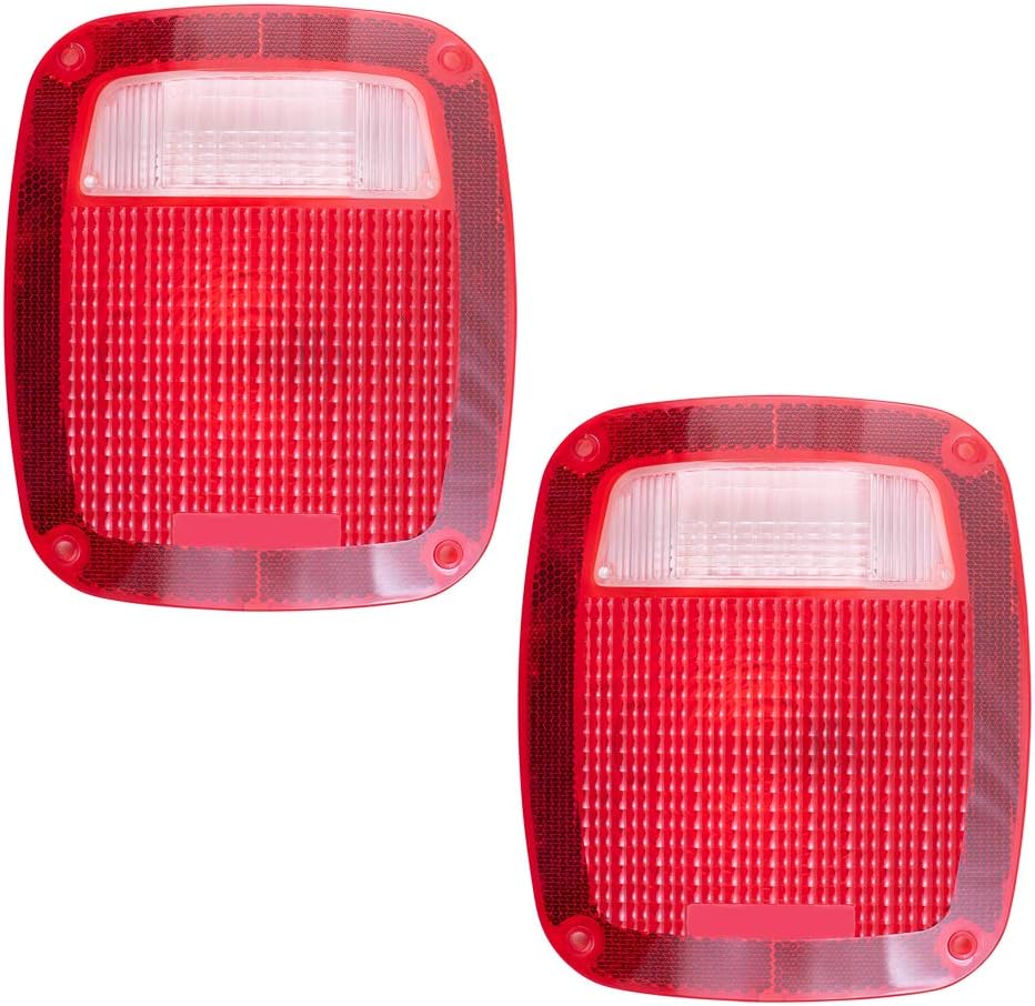 Tail Light Lens for 1978-1986 C10 L=R for 1979-1986 C1500 for 1978-1986 C20 for 1979-1986 C2500 for 1987 R10 for 1987 R20 for 1977-1979 F-100 for 1977-1979 F-150 for 1977-1983 F-250 for 1978 C15