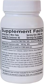 Lane Labs - H2Go, Helps Relieve Constipation and Irregularity, Gentle and Effective, Natural Mineral Supplement, Supports Colon and Digestive Health, No Artificial Irritation (90 Mini-tabs)