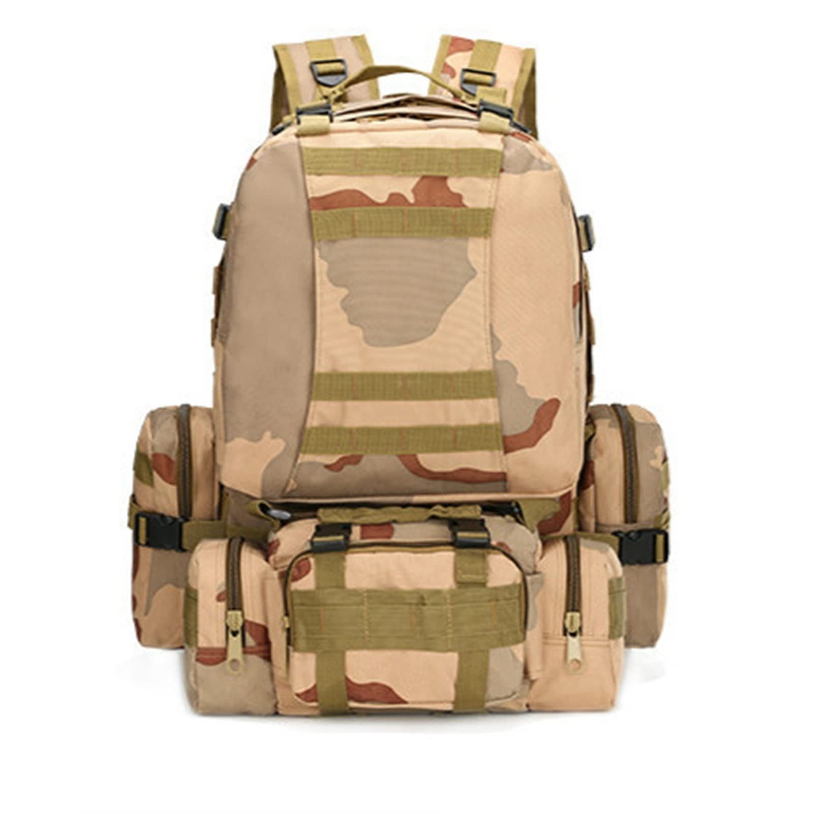 GANDUS Backpack for Men Pack Camping, Cycling, Travel Tactics, Hiking, Outdoor Pack (Color : E)