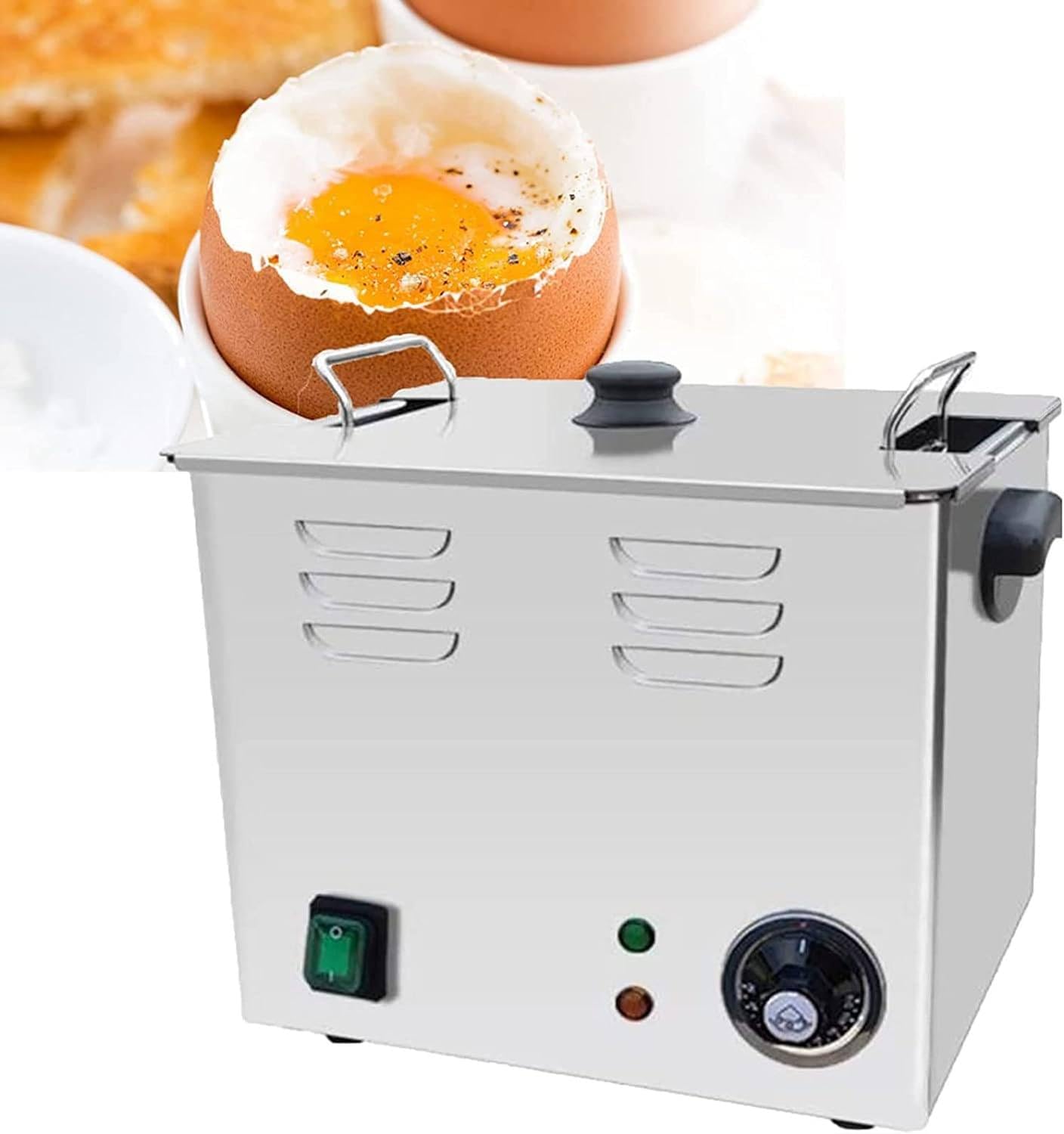 Máquina Eléctrica De Huevos Hervidos De Aguas Termales, Hervidor De Huevos Hervidores De Huevos Automáticos Comerciales, Caldera De 60 Huevos Calentamiento Rápido Hervidor De Huevos