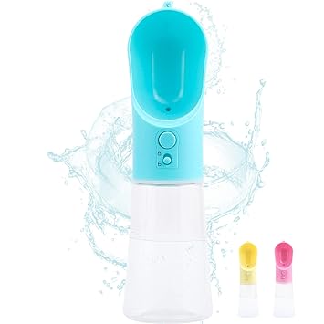 Puppy Love Pet Water Bottle, Portable Dog Water Bottle Pet Outdoor Water Drinking Bottle for Travelling, Walking BPA Free