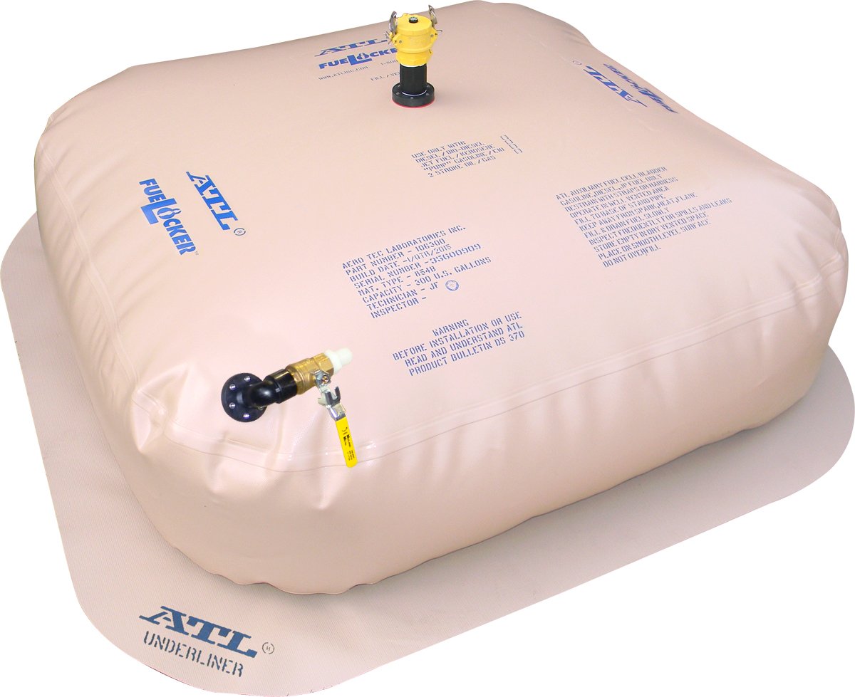 300 Gallon ATL FueLocker Auxiliary Fuel Bladder Kit With Tote-Bag & Tie-Down