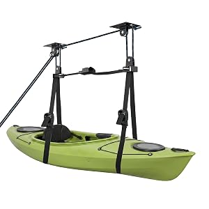 Hikeen Kayak Hoist for Garage Ceiling