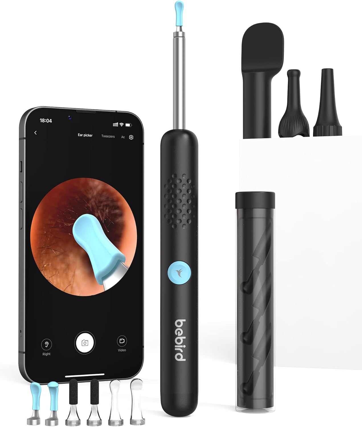 BEBIRD R1+ Ear Wax Removal Tool with Inspection Kit, Ear Cleaner with 300W Ear