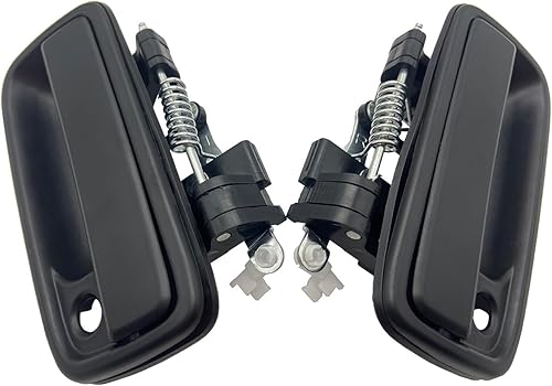 Miniatura 7 de Cheriezing Manija de puerta exterior compatible con Tacoma 1995-2004, par delantero izquierdo y derecho con orificio para llave, repuesto #