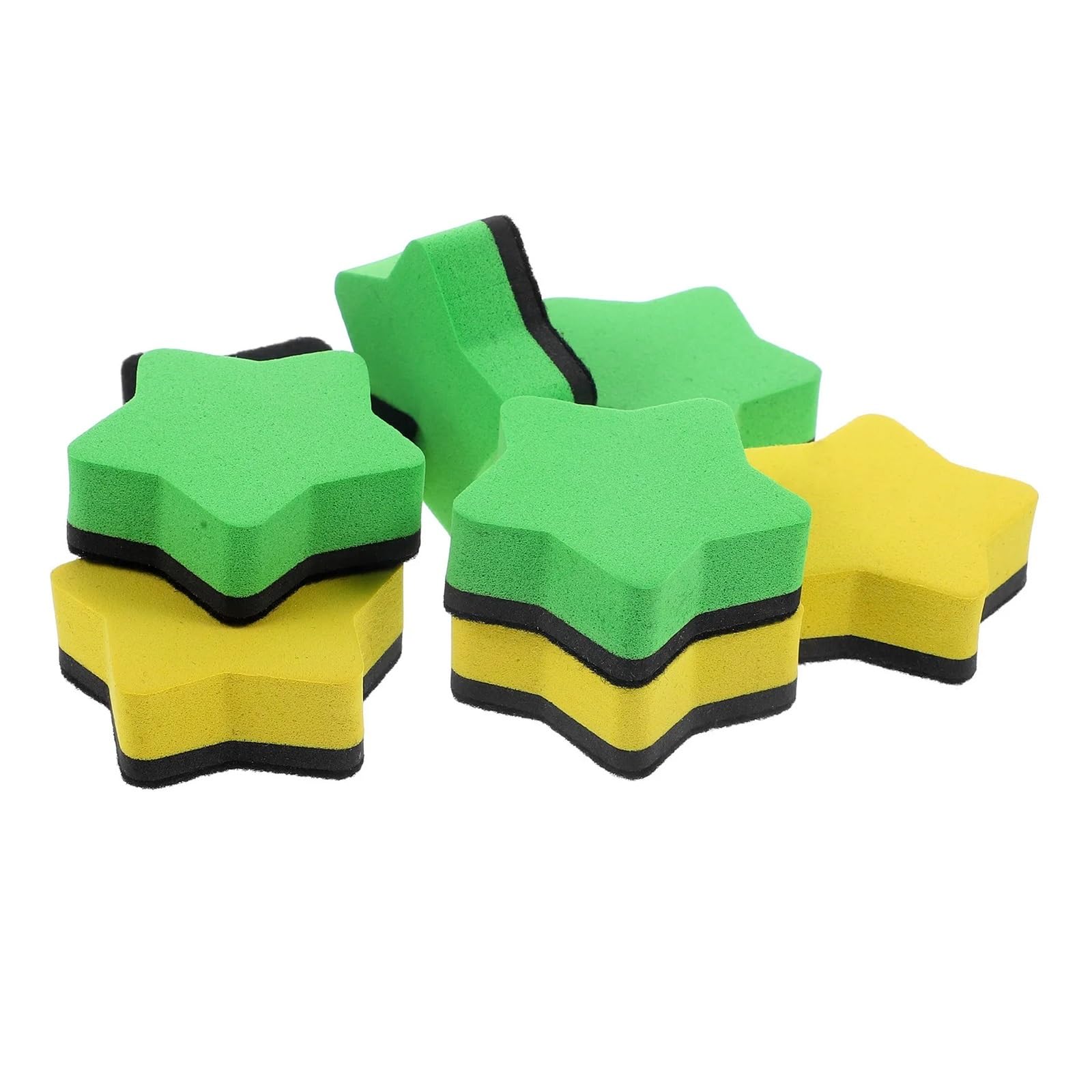 20 Stück Magnetische Whiteboard-Radiergummis In Gelber Form