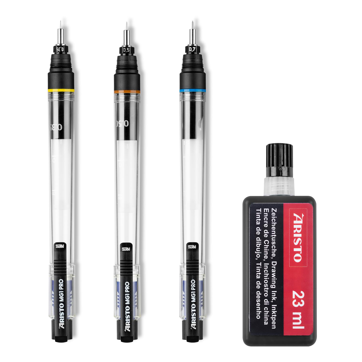 ARISTO AH54300 MG1 - Set di 3 penne a inchiostro