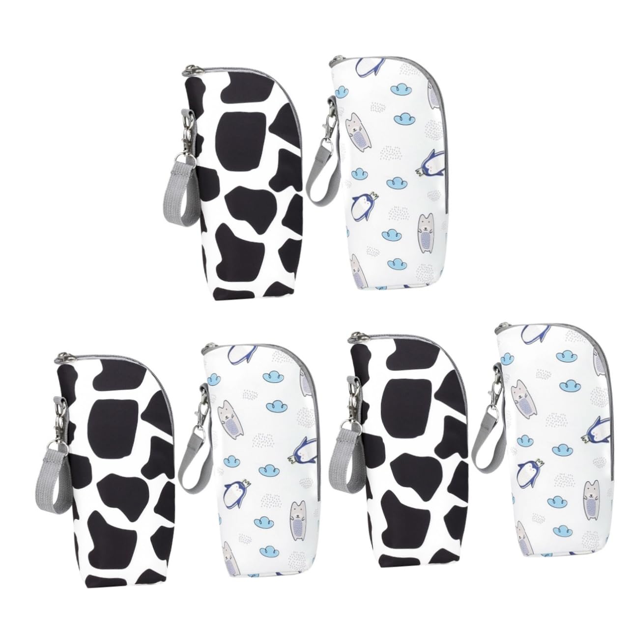 Toyvian 6piezas Bolsa Térmica Aislada para Biberones para Almacenamiento De Comida Infantil Portátil y Multiusos Mantiene Temperatura De Bebidas y Comidas para Mamás Movimiento