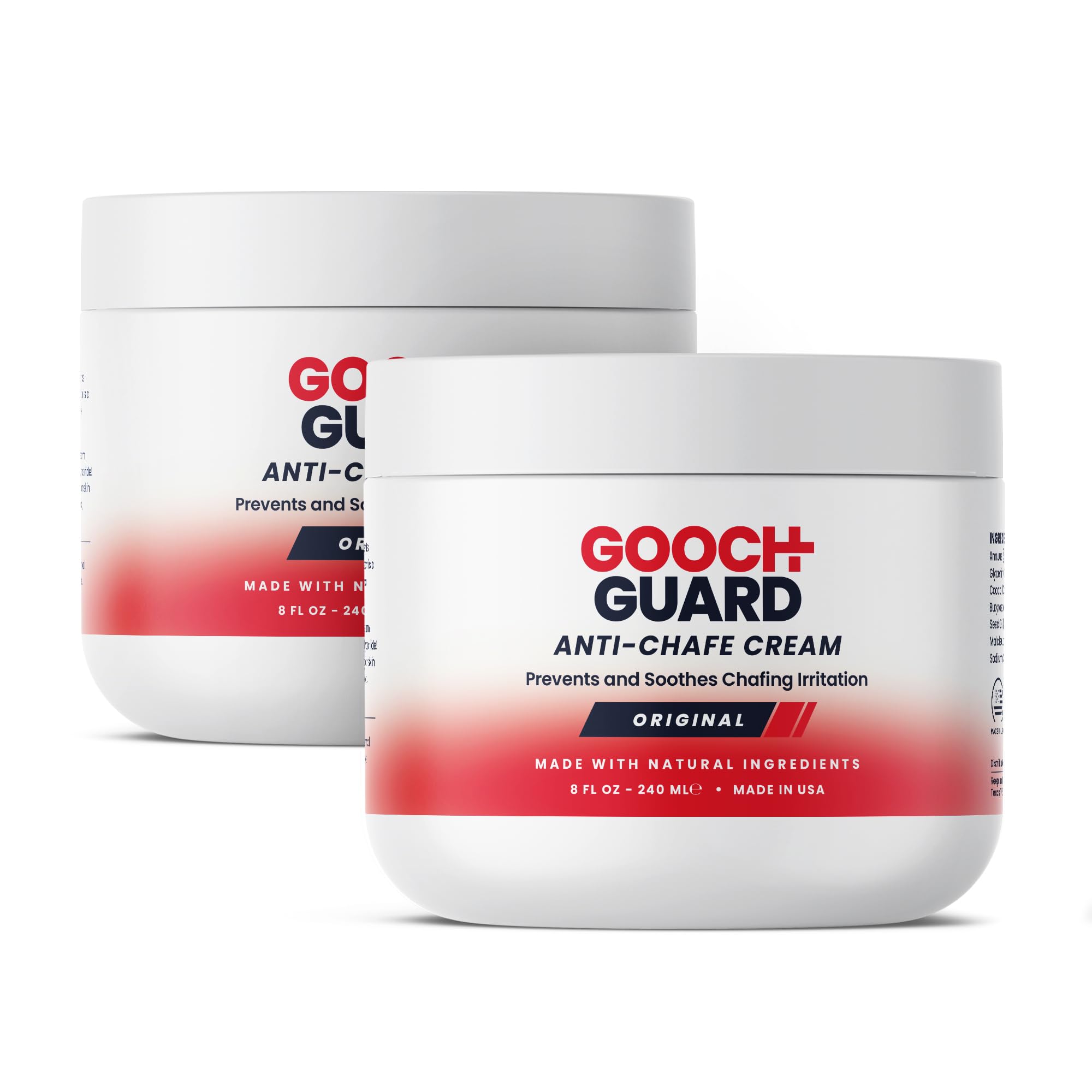 Gooch Guard Chamois Cream for Cycling, Running, and Outdoor Activities – Anti Chafe for Long Workouts, Chafing Cream for Women and Men – Non-Greasy,