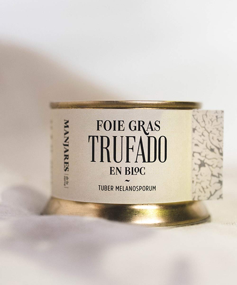 Bloc Foie Gras de Pato Trufado con Trufa Negra Tuber Melanosporum de Teruel España - Trufa de Invierno - 130 g