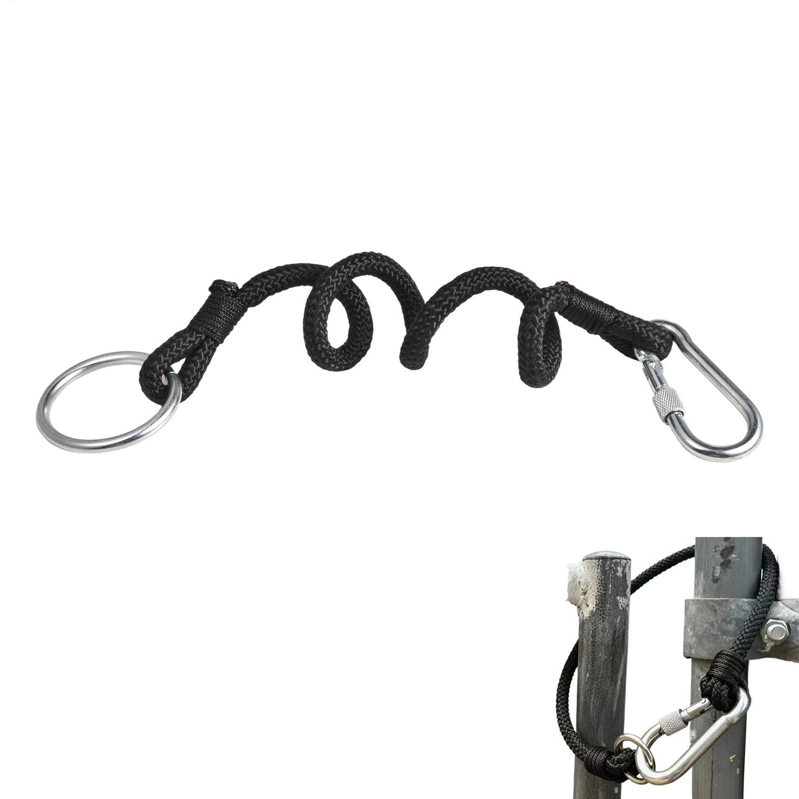 Cravate de sécurité pour filet à foin et porte d'étal de cheval