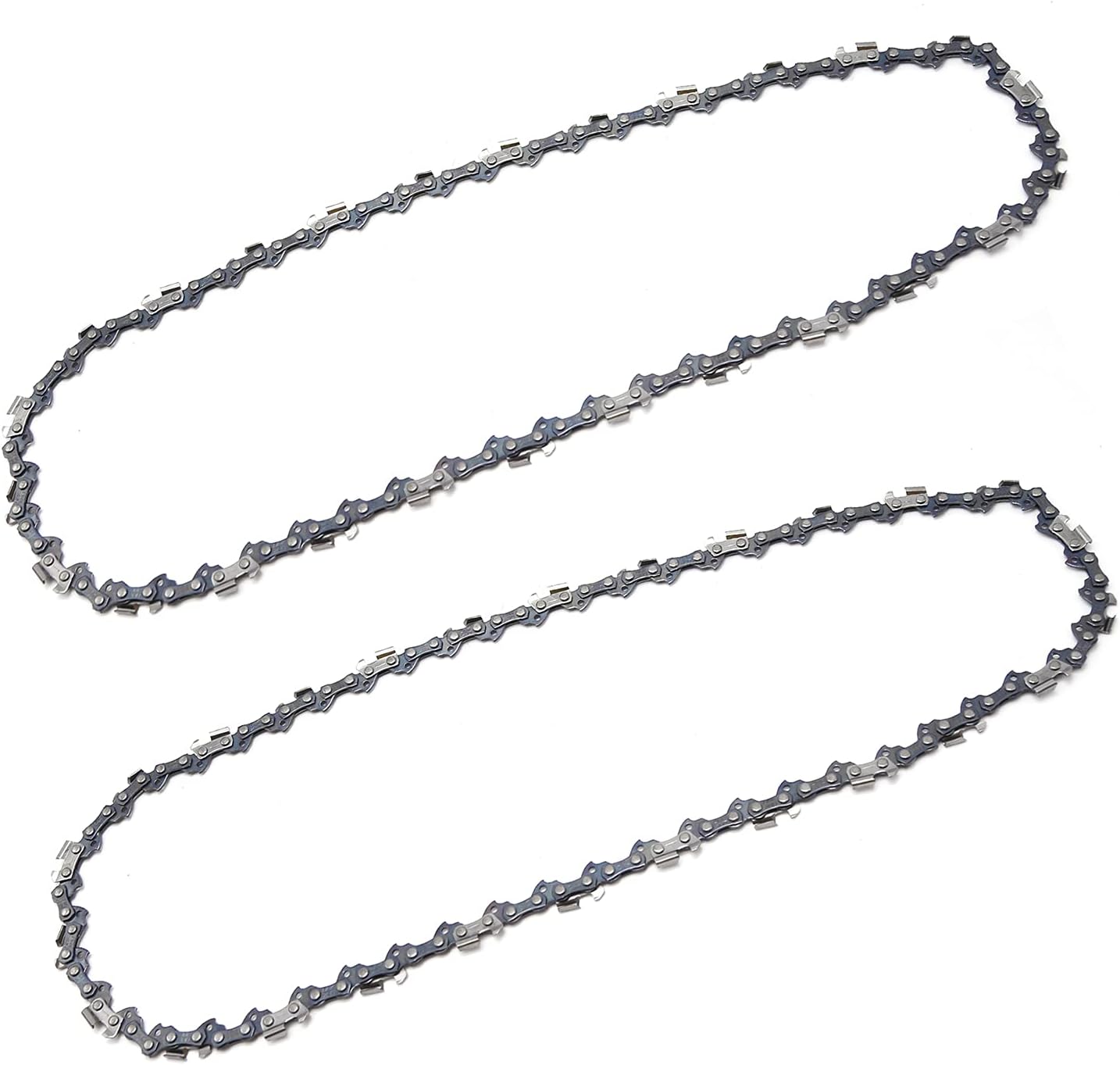 2Packs 14-Inch Chainsaw Chain Replacement for Portland Harbor Freight 64497 64498 3/8" LP 050" 52DL