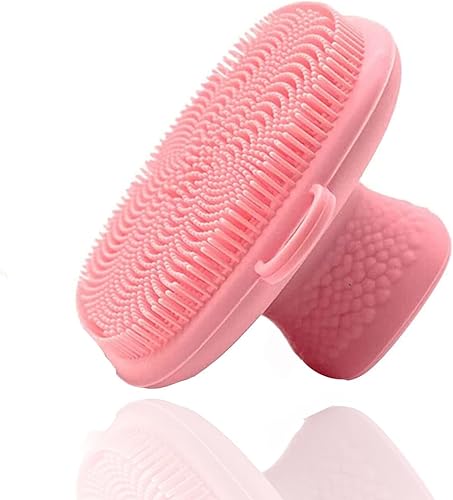 Mini cepillo exfoliante facial de silicona, almohadilla de limpieza facial manual, limpiador facial suave para exfoliar y masajear poros para todo