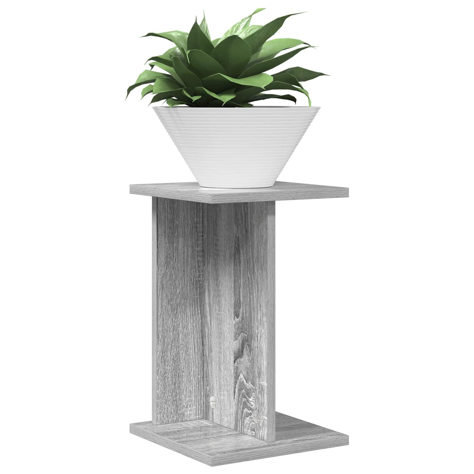 Supporto per piante, 2 pezzi, grigio sonoma, 25 x 25,5 x 40,5 cm