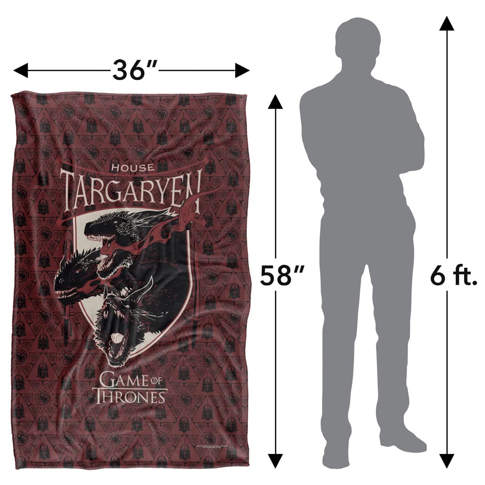Game of Thrones House Targaryen Silky Touch Super Soft Throw Blanket 36 x  58 : Amazon.ca: Home