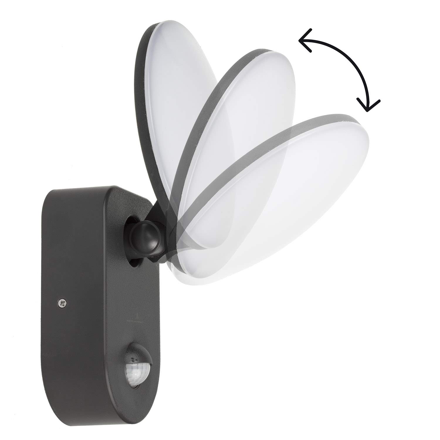 Maclean Energy MCE367 Lampa ścienna LED 15W Neutralny biały szary