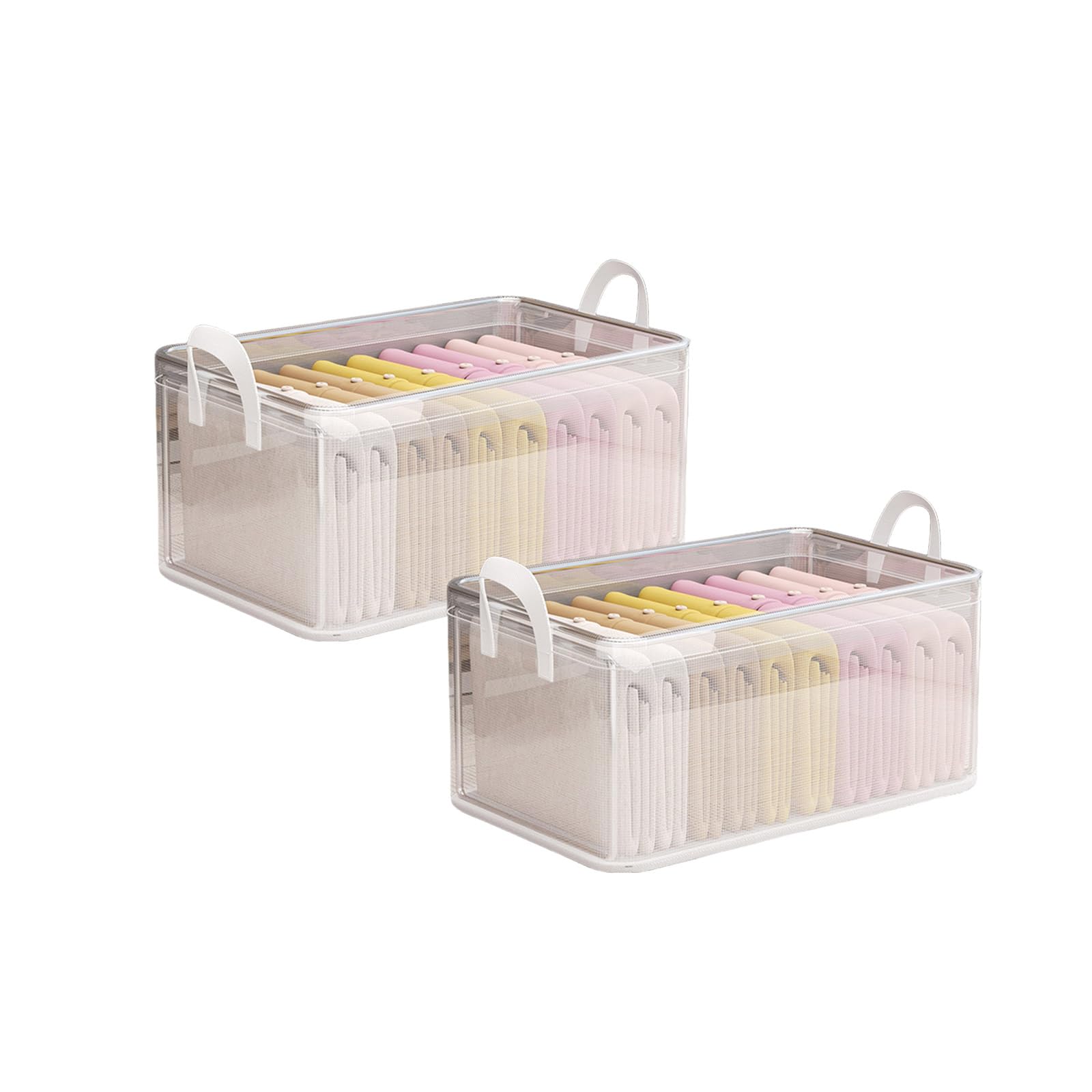 Hsioluted Sturdy PVC Organizers Box with Waterproof Designs Protective for Cosmetics Jewelry and Valuables Storage Waterproof Accessories