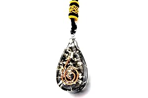 Black Tourmaline Orgone Pendant: Enhance Energy and Protection