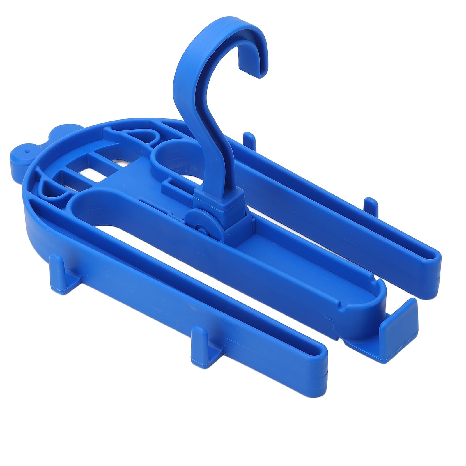 Percha para traje de neopreno de alto rendimiento, estante de secado rápido para equipos de surf y buceo, gancho de 360 grados, material ABS (azul)