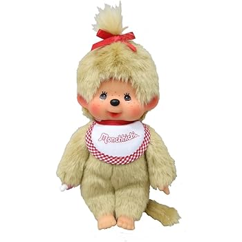 Amazon Co Jp モンチッチ プレミアムスタンダード ぬいぐるみ S ベージュ 女の子 高さ約21 5cm おもちゃ