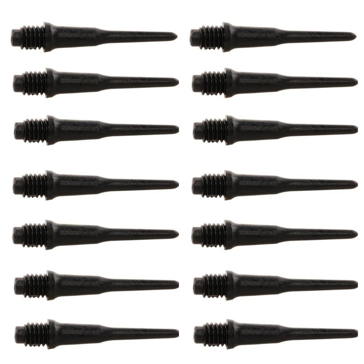 HRLORK 100 Packs Dart Points Plastic Soft Tip Darts Set Darts Attachment Spare Tips-Black - Image 4