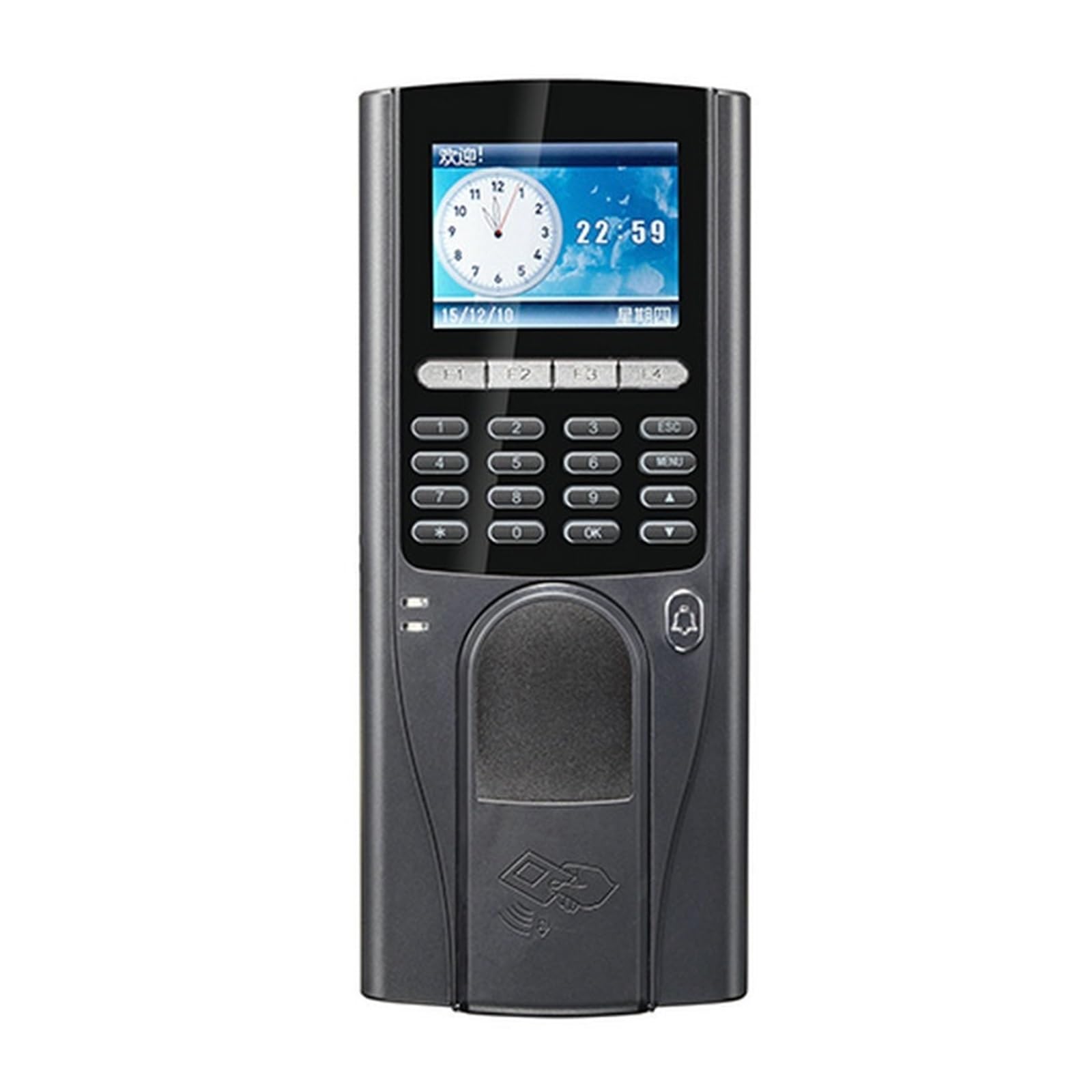 Stechuhren für Mitarbeiter, TFS220-Kartenanwesenheits-Zugriffskontrollmaschine for Arbeit und Freizeit. Kartendurchzugs-Zugriffskontrollmaschine mit Daten