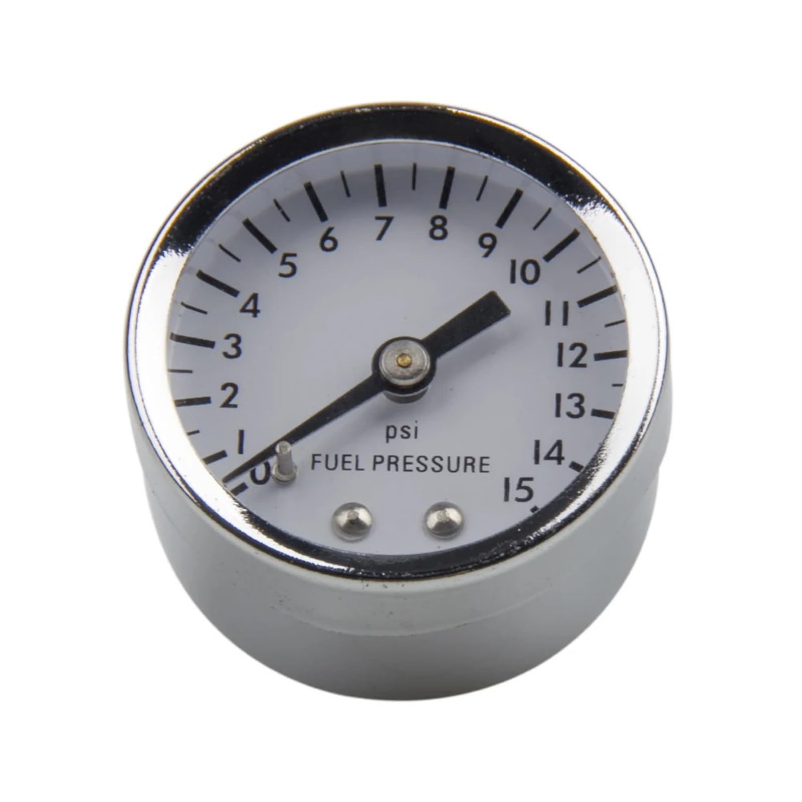Manomètre de pression de carburant 1561 argenté 38mm, la haute précision mécanique