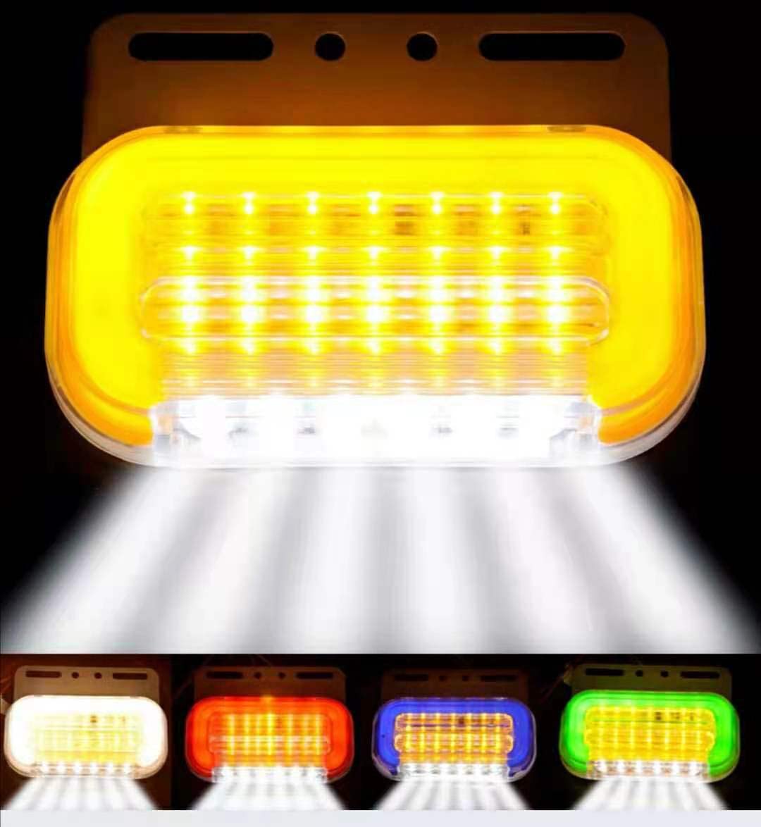 Feux De Gabarit Latéraux à LED Pour Camion – Lot De 4 Ou 10, 12V-24V, Ambre/Rouge/Blanc, Pour Remorques Et Véhicules Utilitaires - 5
